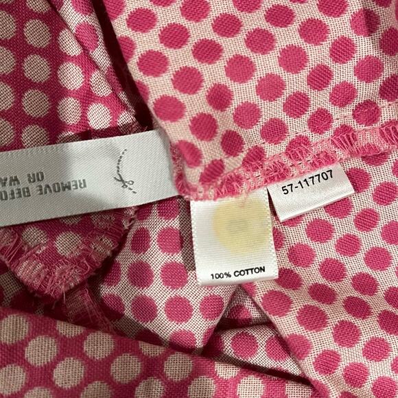 NEW Ann Taylor Loft Retro Preppy Polka Dot Straight Leg Pedal Pusher Capri Pants - Picture 13 of 14